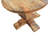 Solid Wood Valentina Round Dining Table Light Brown