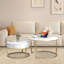Adeliah Frame Coffee Table with Storage-1261960460
