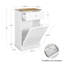 Poubelle en bois manufacturé 10 gallons Alsfeld-98364404-90283982