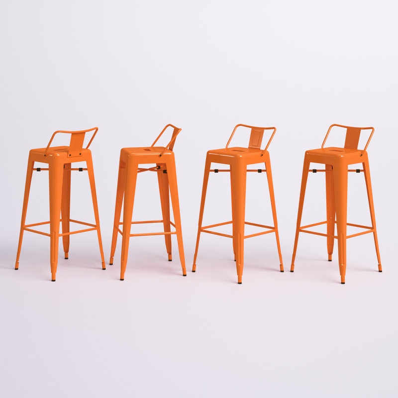 Tabouret Alawai, Orange, Tabouret de bar (siège d’une hauteur de 30 po)