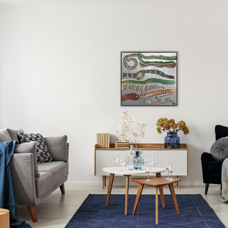 "Inch By Inch" par Fern Cassidy, H 24,5 po x l 25,5 po