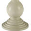 Table ronde à piédestal blanc antique pour décorer le salon