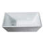 43.3'' x 27.5'' Freestanding Soaking Acrylic Bathtub