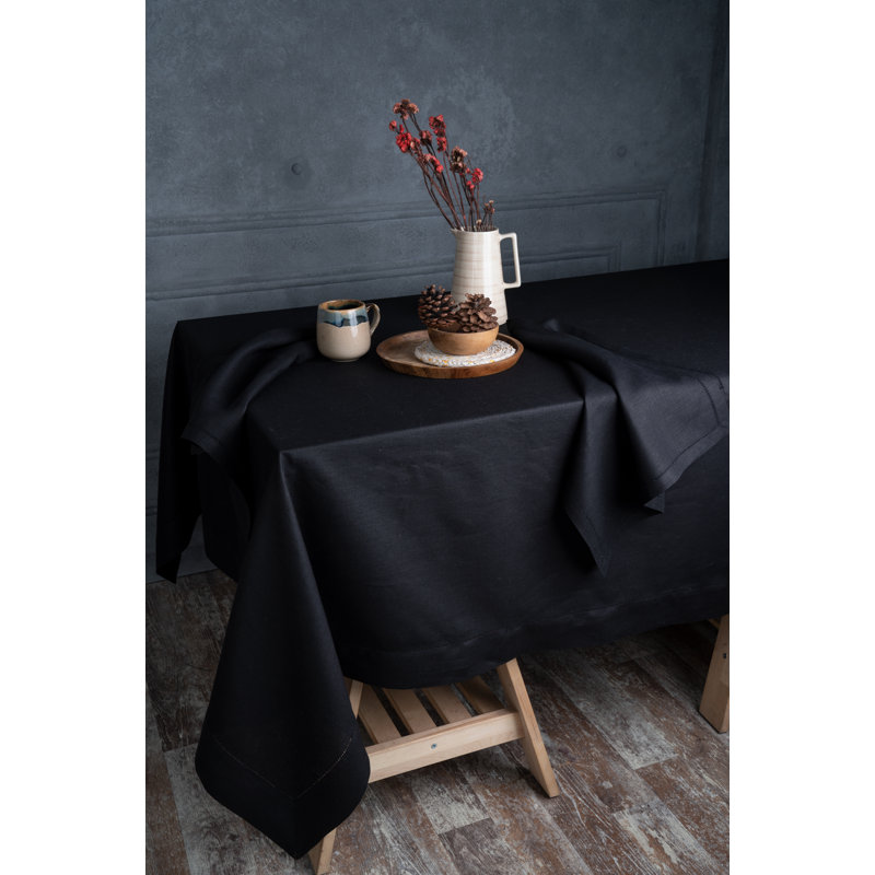 Nappe D'Moksha Homes, L 108 po x l 60 po, Noir