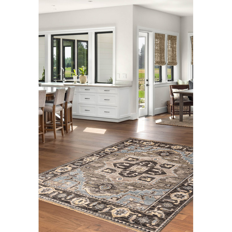 Jules Serapi Grey Rug 8'0" x 9'10"