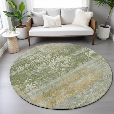 Tapis abstrait lavable à la machine intérieur / extérieur Jacinto ACN2146