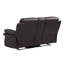 Canapé inclinable en cuir Global