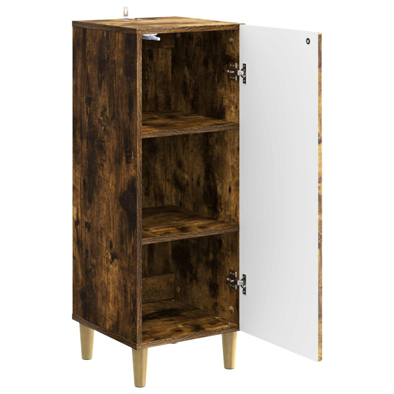 33 cm W Sideboard, Smoked Oak