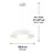 Boden LED Pendant Light (White)