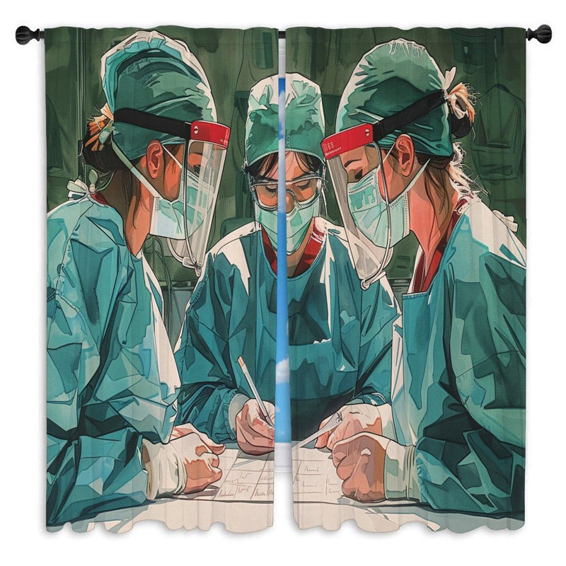 Paire de rideaux obscurcissant en polyester Mayman, L 20 po x L 61 po