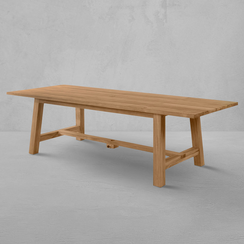 Table de salle à manger Paige, Teck naturel