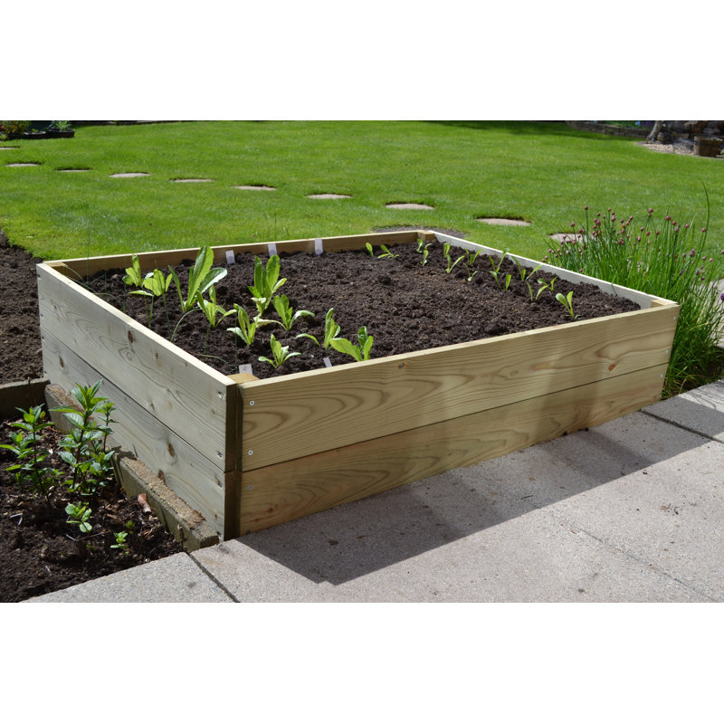 Carolina Wood Raised Garden Bed