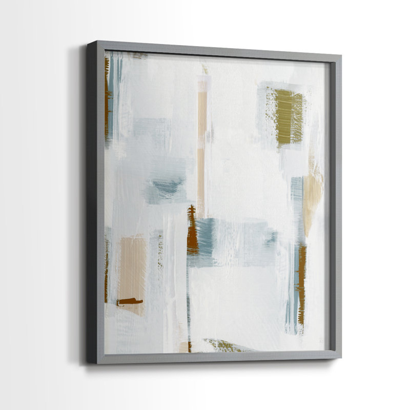 Touching Down II, reproduction encadrée - bois massif, Gris, H 11 po x l 9 po