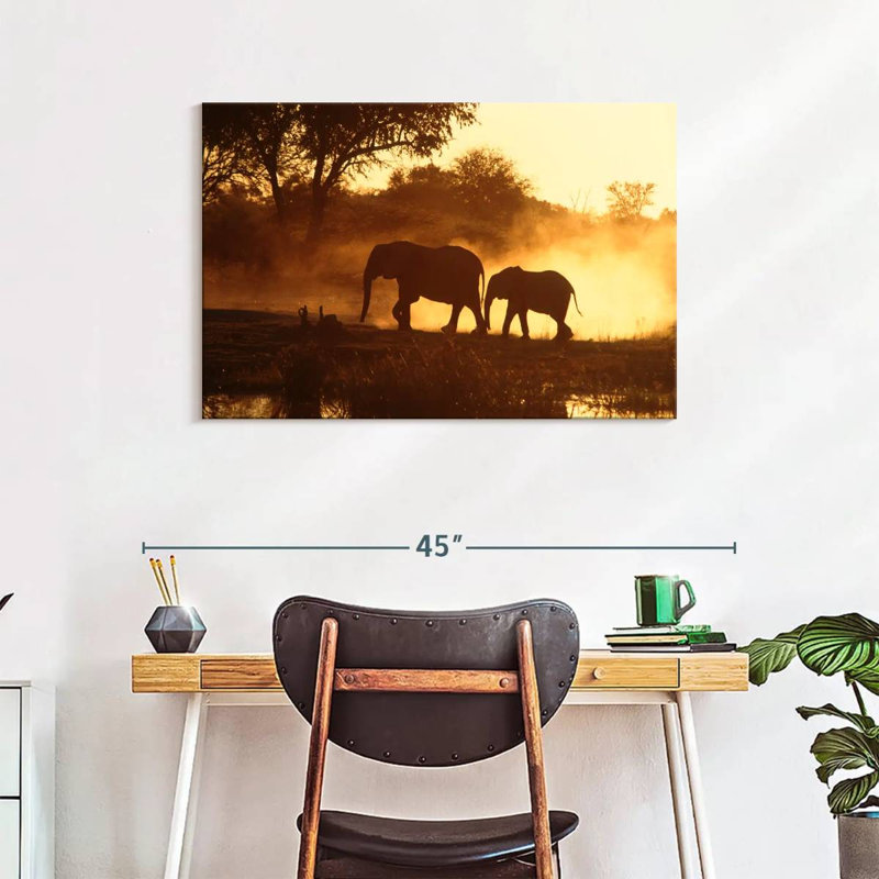 Brampt Elephant Buddies, 24" H x 36" W