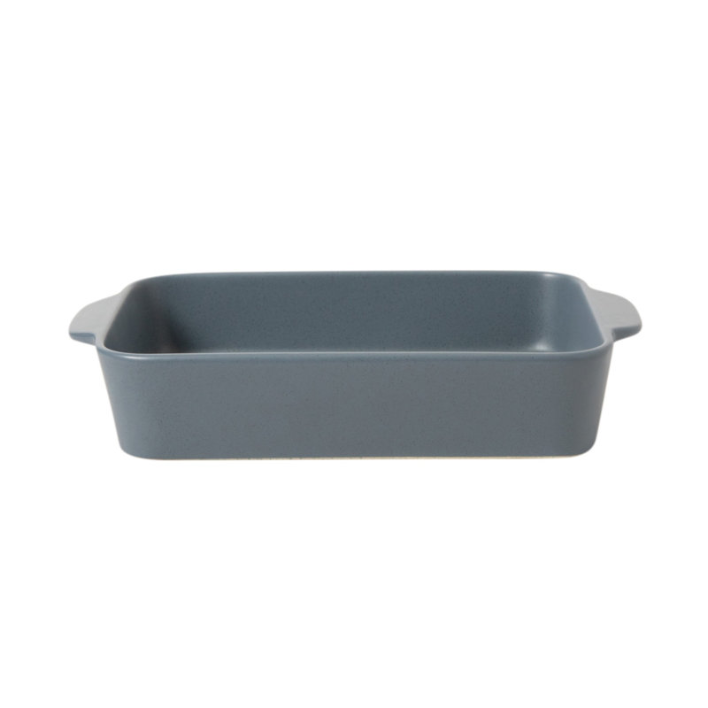 Claybrook 4.8 Quart Stoneware Rectangular Baking Dish, Blue