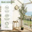 HOMCOM 148 cm Decorative Artificial Tree Silk Olive Tree with 553 Leaves