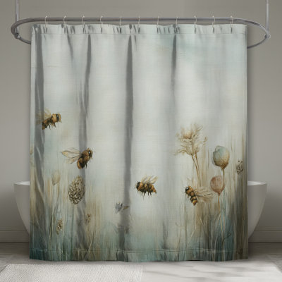 Rideaux de douche Bees In Meadow