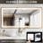 Black Framed Led Bathroom Mirror,wall Mounted Lighted Vanity Mirror-103079621