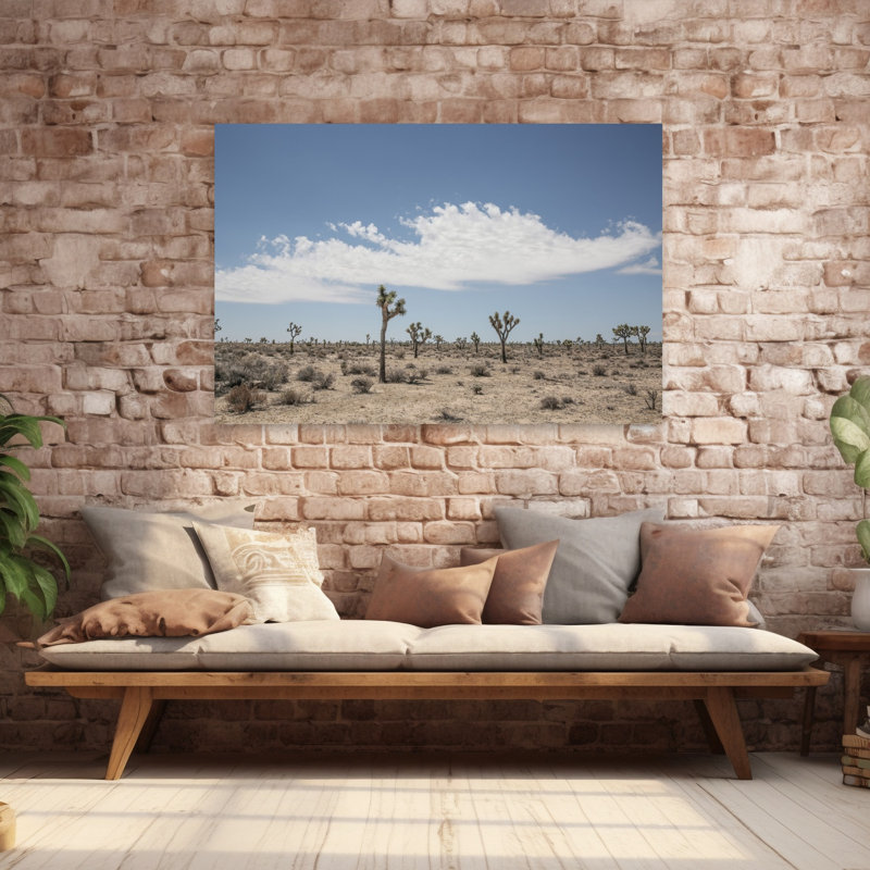 Art contemporain, paysage serein, tranquille, paysage abstrait, H 40 po x l 60 po
