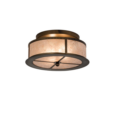 Ruark Glass Semi Flush Mount