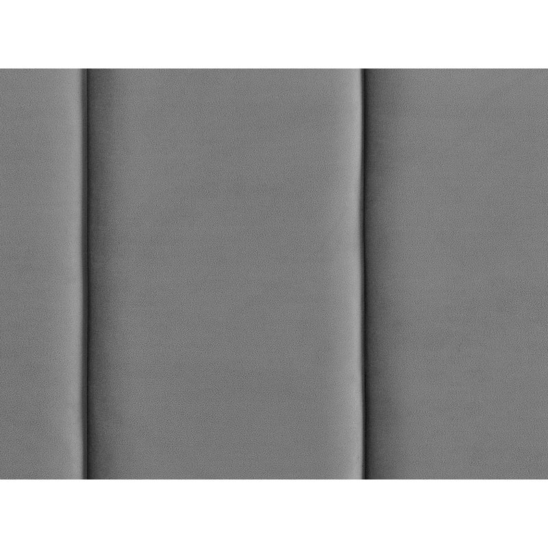 Sadie Upholstered Bed, European Double (140 x 200cm), Grey