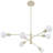 6 - Light Dimmable Sputnik Spider Chandelier-1005054637