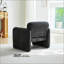 Fauteuil d'appoint 34 po Boucle Cloud le plus vendu, fauteuil simple à dossier courbé, revêtement moelleux, assemblage sans outil, peu encombrant pour les petits appartements, le bureau et la chambre à coucher