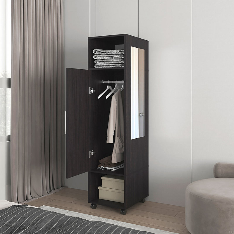 Garde-robe Boston, chambre à coucher, Noir