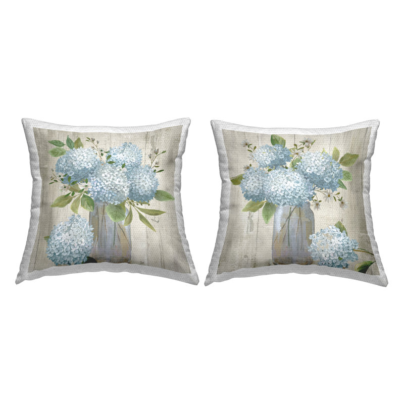 Floral Outdoor Throw Pillow