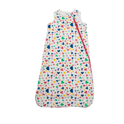 One & Done Sleep Sack In Colorful Hearts, Large (18-36 Months)