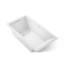 Underscore Rectangle 66'' x 36'' Drop In Whirlpool Acrylic Bathtub with Heater-1980118423