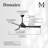 Donaire 52'' Ceiling Fan with LED Lights-297934727-315693481