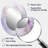 Purple Botanical Whispers II - Modern Oval Wall Mirror-1132583090