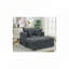 Fauteuil en velours côtelé avec repose-pieds-1496291000