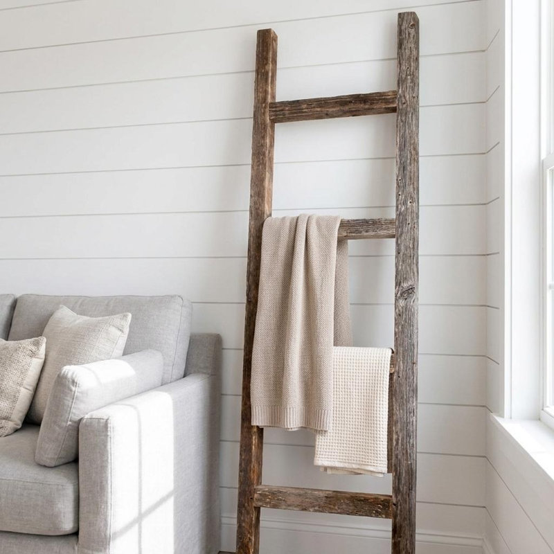 Étagère en bois 48 po, Gris