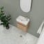 Ensemble de meuble-lavabo simple 18 po avec plateau en résine-647200575
