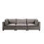 Ensemble de salon avec canapé en tissu gris clair Latitude Run®