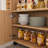Multi-Functional Folding Table with Storage Shelves and Wheels