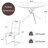 47in Modern Round Glass Pedestal Dining Set-1467483749-1467483748-1467483747
