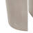 Outdoor MGO Round With U-Shape Side Table, Light Grey
