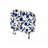 Olivia Dusty Blue Plate-73297873