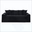Canapé-lit convertible, canapé de plancher pliable sans assemblage-292855672