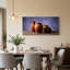 Art mural en terre cuite et vases en céramique noire sur bois-927984592