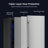 15" Built-In Outdoor Beverage Cooler 80 Can Capacity Beverage Refrigerator, Stainless Steel Compact Refrigerator with Automatic Defrost & Lock, Removable Shelves, Outdoor & Indoor Beverage Fridge