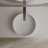 MonBlari 16" Round Solid Surface Fluted Bathroom Sink Matt White-120971772