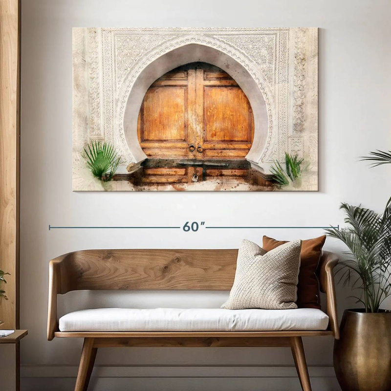 Porte marocaine Lilie, H 34 po x l 51 po