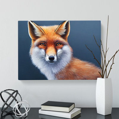 Electrifying Fox - Wrapped Canvas