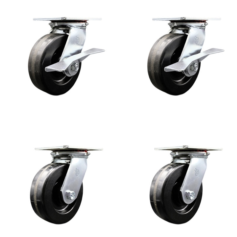 4 Piece Phenolic Caster Set
