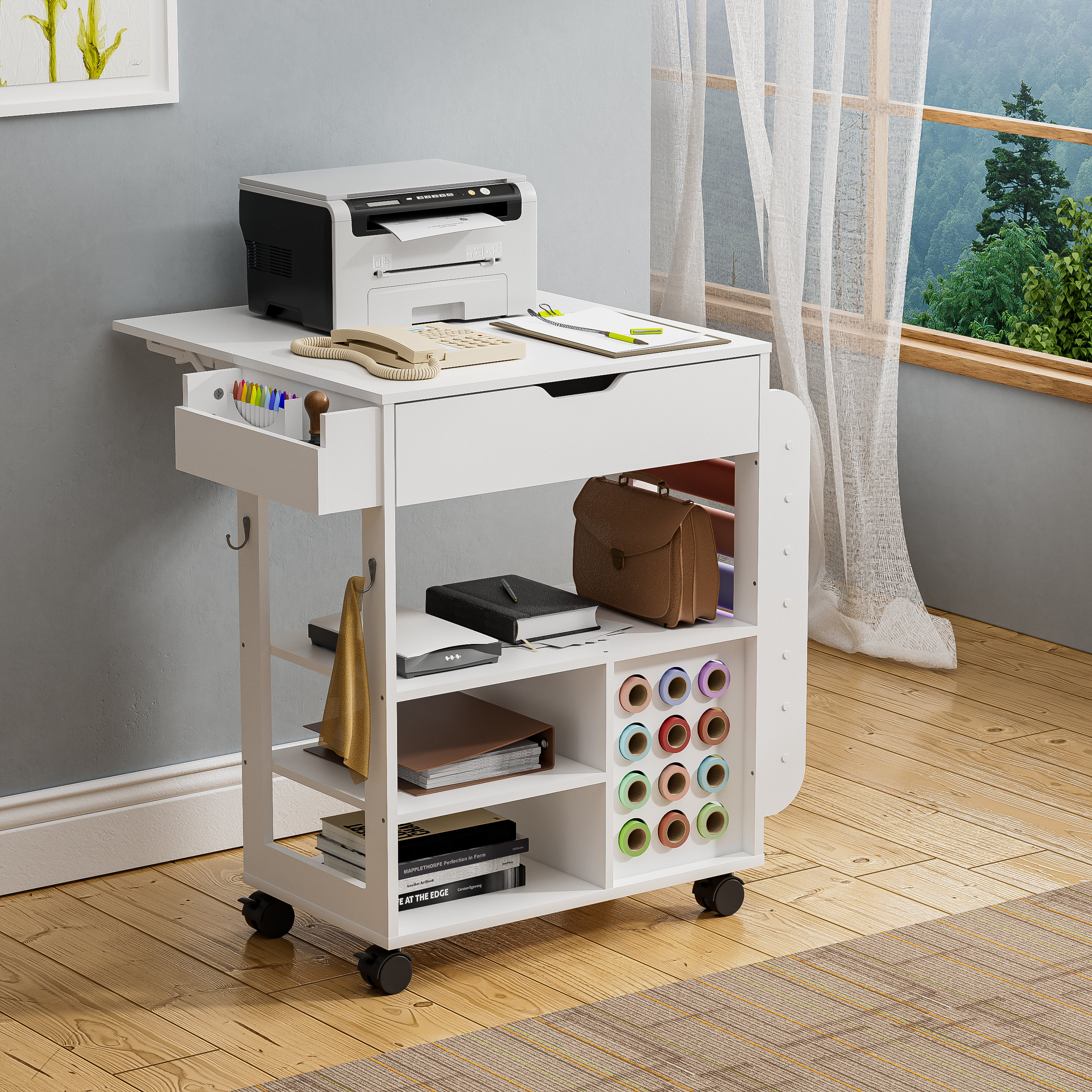 CABINA HOME Compatible Printer Stand Wayfair