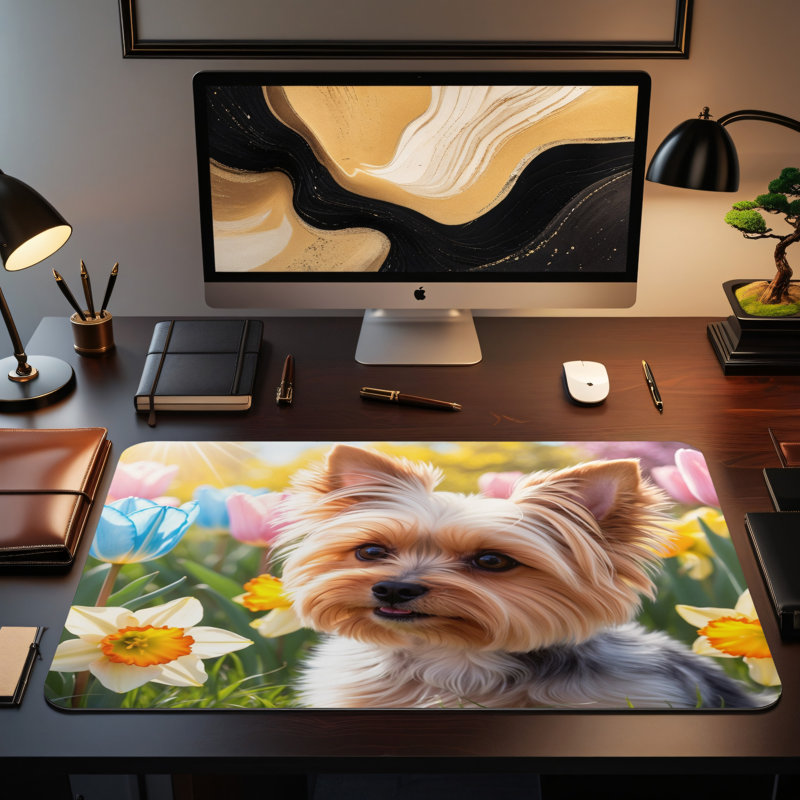Polyester Desk Pad, 23.6x13.8